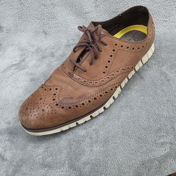 Cole Haan Zerogrand $160 Men\'s Wingtip Oxfords Shoes Size 11.5 M Leather C14493 main image 10